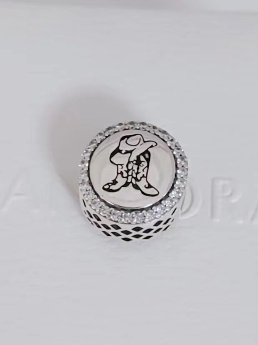 Pandora Texas Cowboy Charm Bead S925 Silver with box - Picture 5 of 5